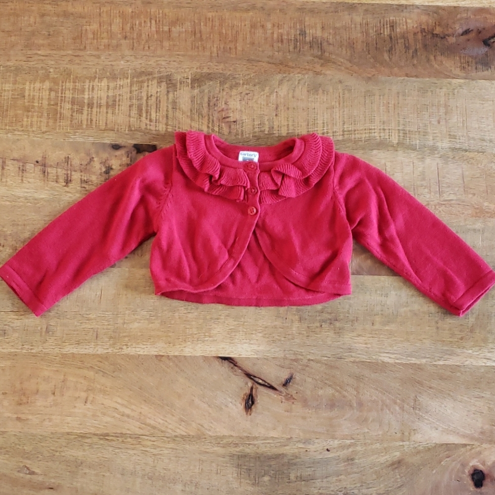 The best little shrug cardigan! Carter's 9mth EUC